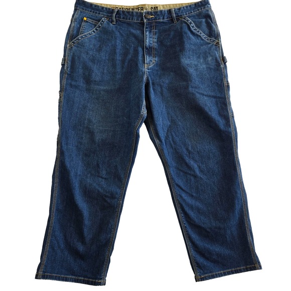 CAT Caterpillar Cargo Mens Size 40x32 (29)‎  Utility Stretch Jeans Carpenter - Picture 1 of 9